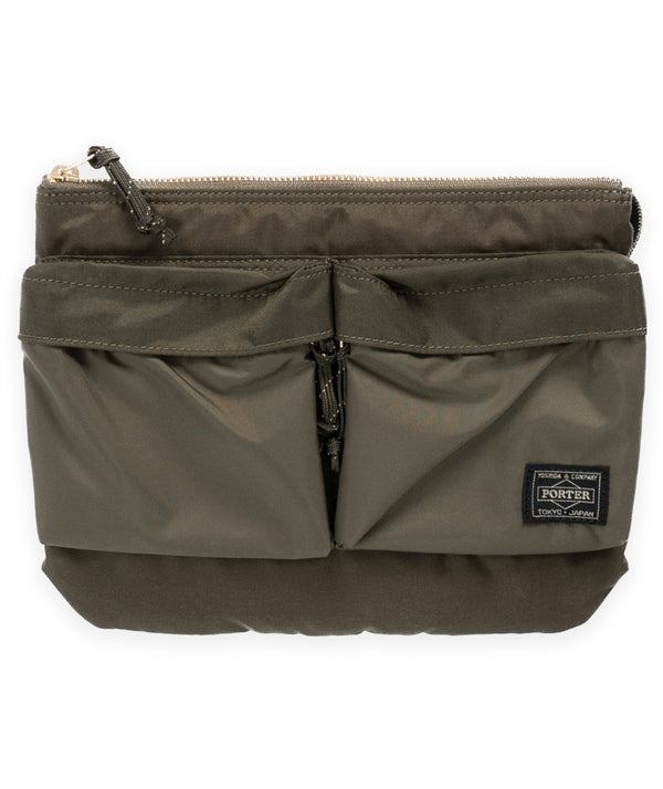 Porter Yoshida Force Shoulder Bag - Olive Drab