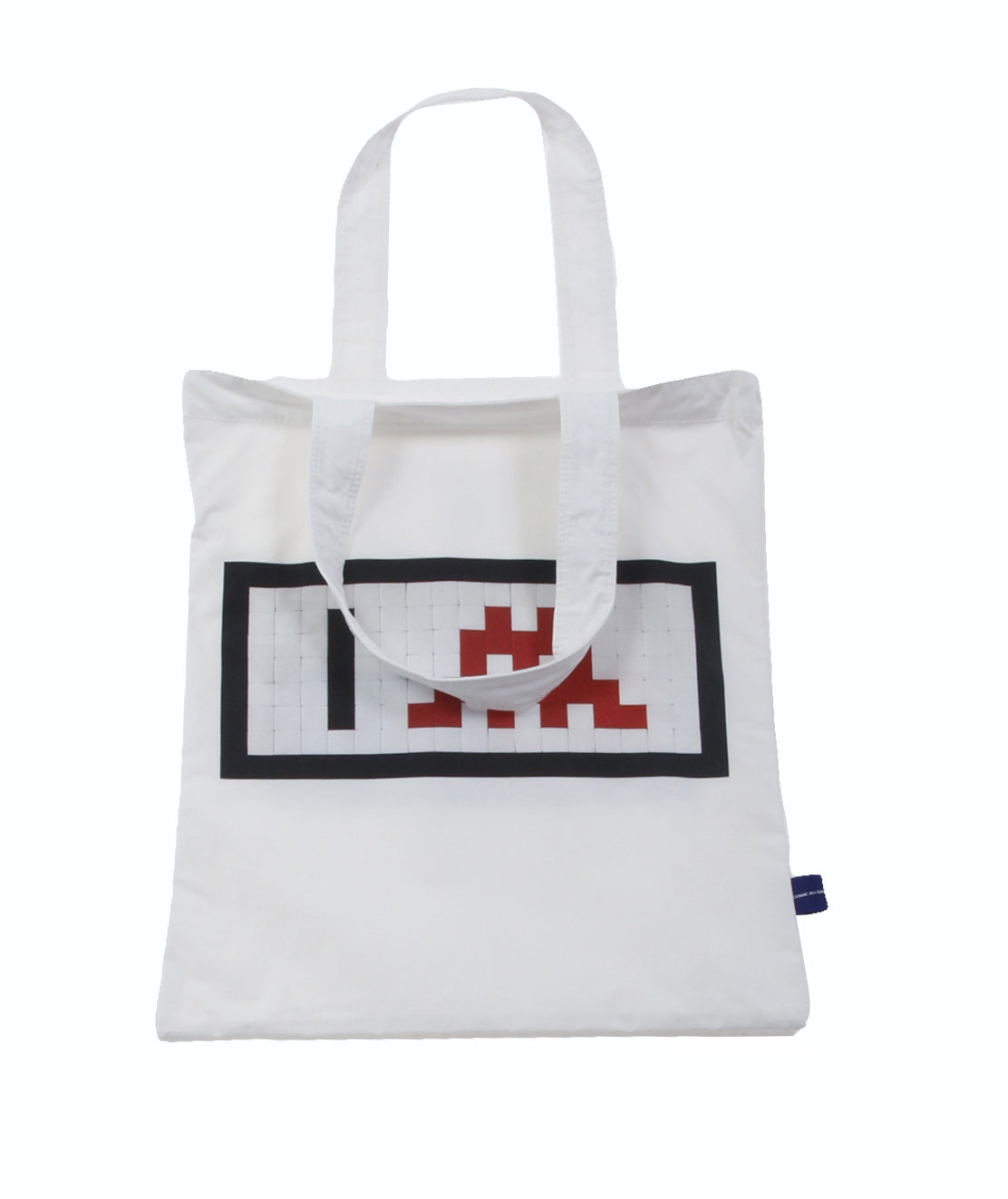 CDG Shirt x Invader Cotton Tote Bag - White