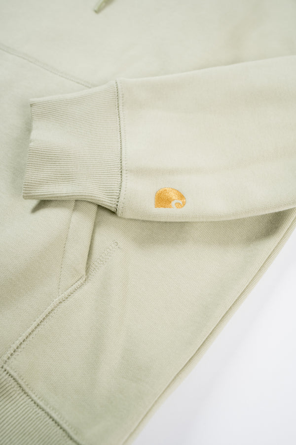 Carhartt WIP - Hooded Chase Sweat Agave Gold