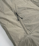 Taion x Beams Reversible China Button Inner Down Vest - Off White/Sage