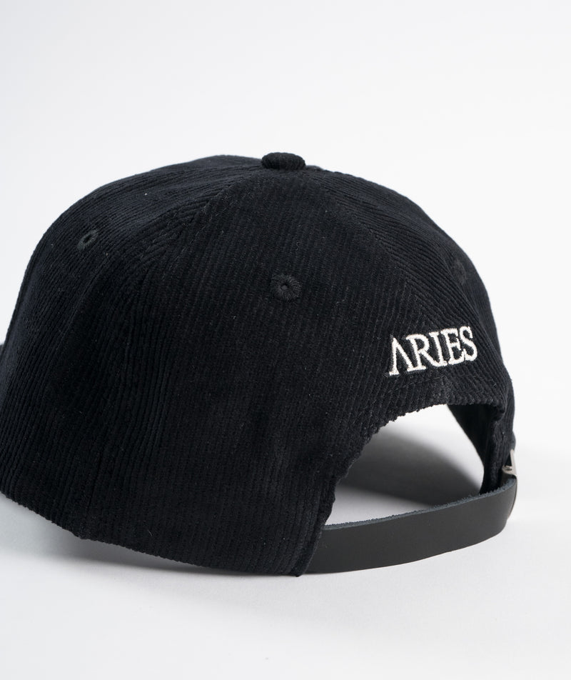 Aries Mini Problemo Corduroy Cap - Black