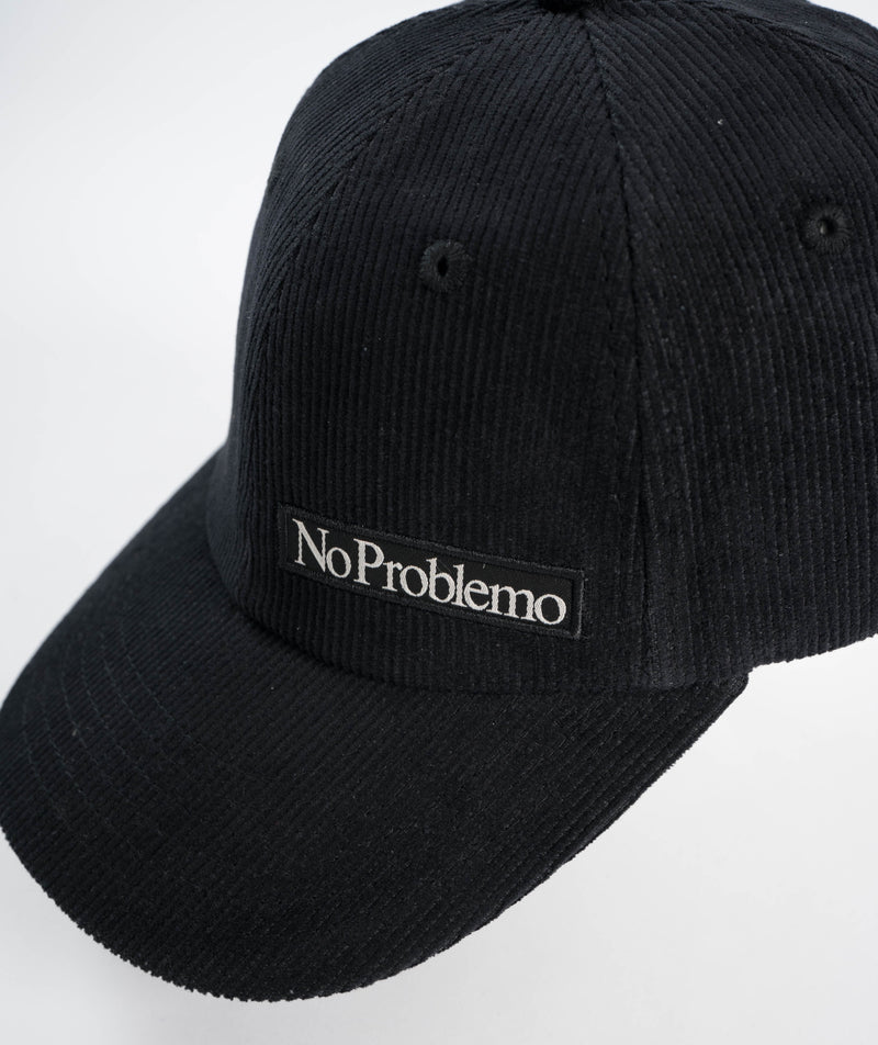 Aries Mini Problemo Corduroy Cap - Black