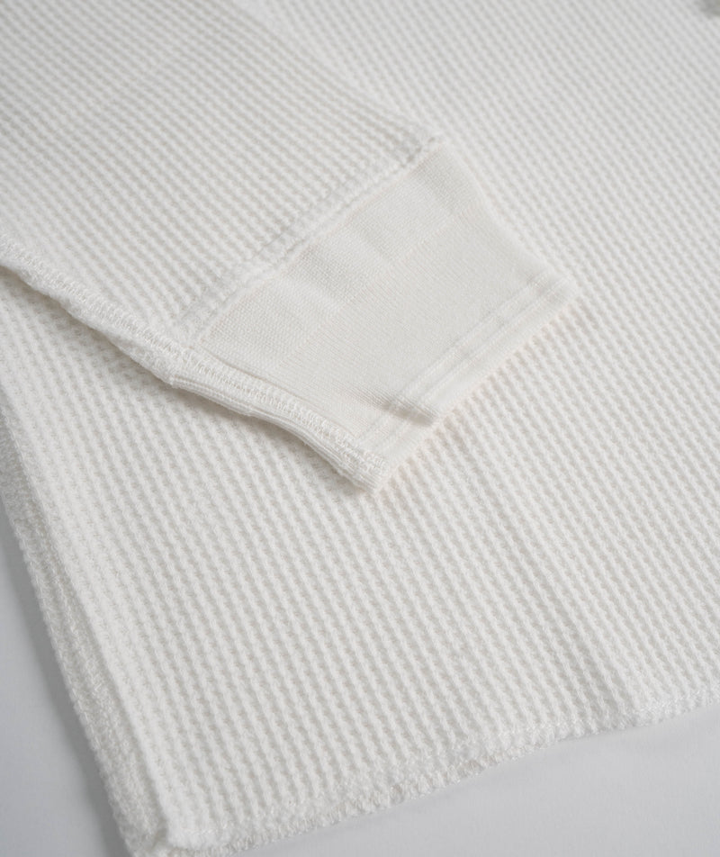 Beams Plus Thermal crew T-Shirt - White