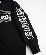 Aries Column Sweat - Black