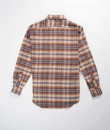 Aries Plaid Flannel Shirt - Brick