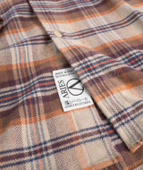 Aries Plaid Flannel Shirt - Brick