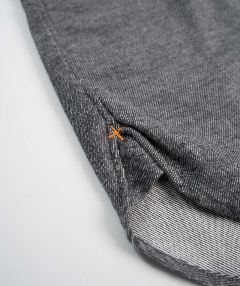 Beams B.D. Flannel Shirt - Grey
