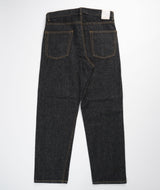 Beams Plus 5 Pocket wide denim - Black