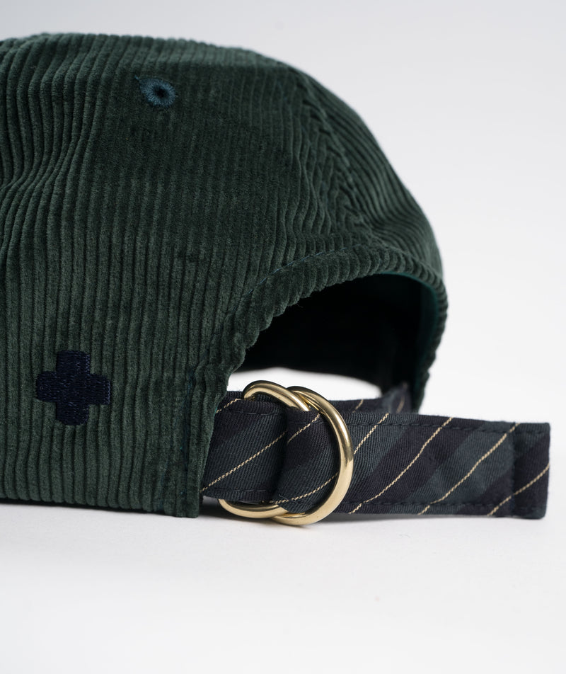 Beams Plus 6 Panel corduroy cap - Green