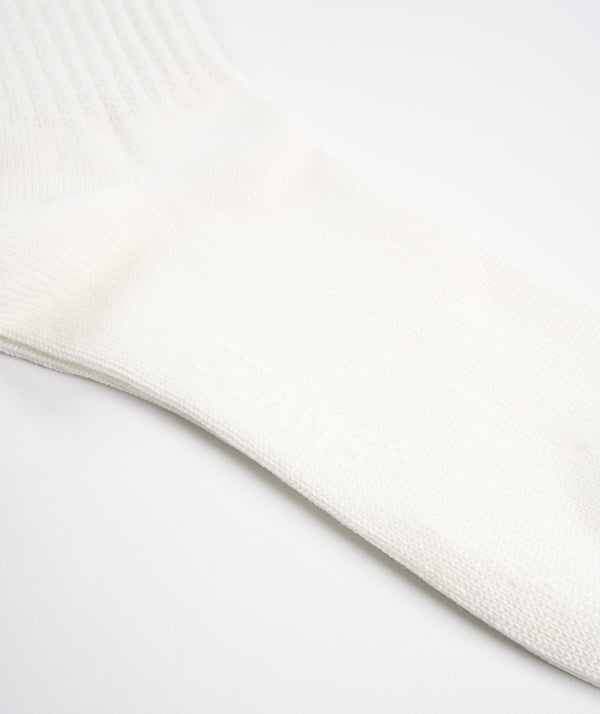 Beams Plus Schoolboy socks - White/Grey