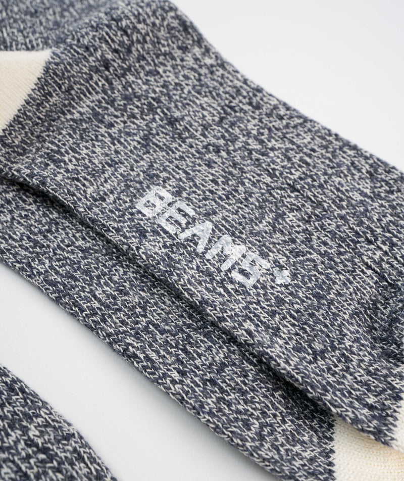 Beams Plus Rag sock - Navy