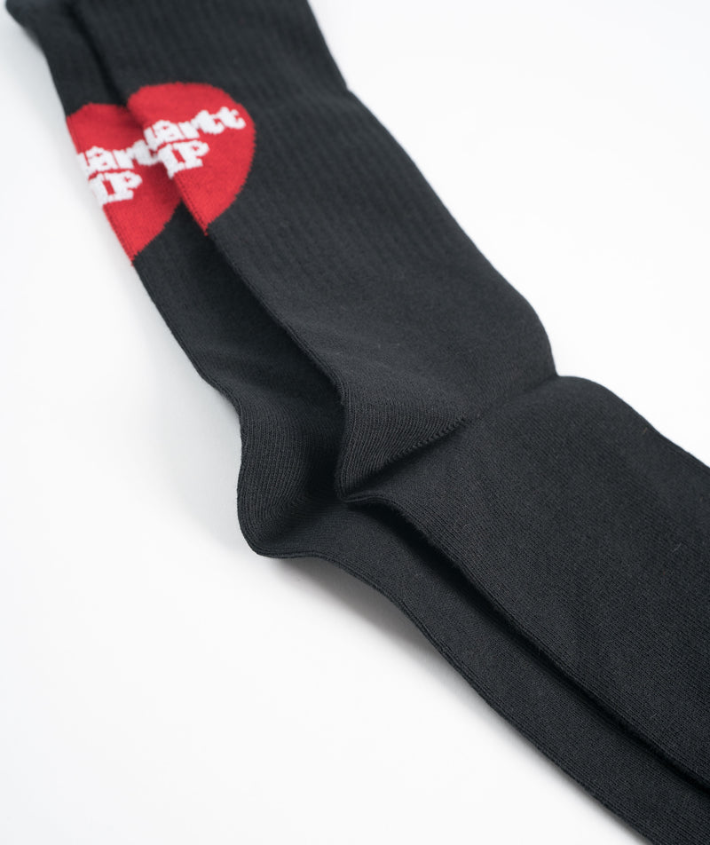 Carhartt WIP Heart Socks - Black