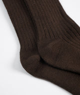 Colorful Standard - Merino Wool Blend Sock - Coffee Brown