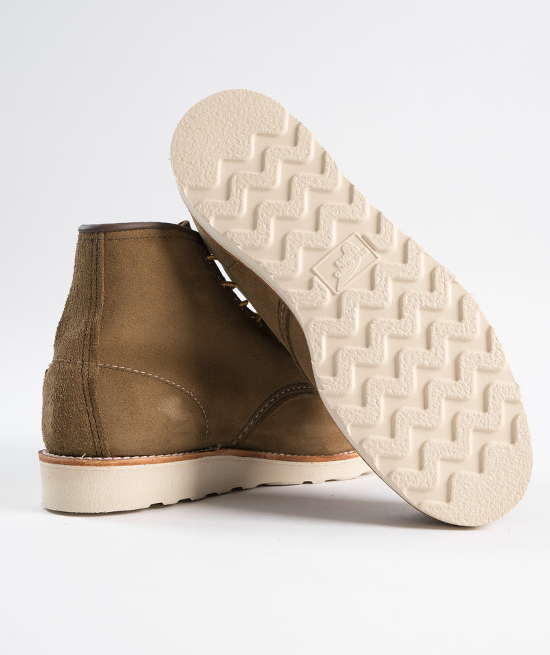 Red Wing 6 Inch Classic Moc Toe Suede - Olive