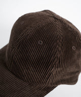 Norse Projects Wide Wale Corduroy Sports Cap - Espresso