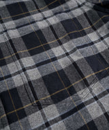 Norse Projects Anton Organic Flannel Check Shirt - Medium Grey