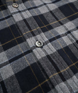 Norse Projects Anton Organic Flannel Check Shirt - Medium Grey