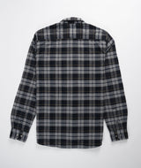 Norse Projects Anton Organic Flannel Check Shirt - Medium Grey