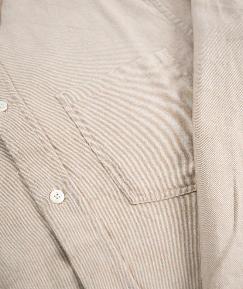 Norse Projects Anton Organic Flannel Shirt - Utility Khaki