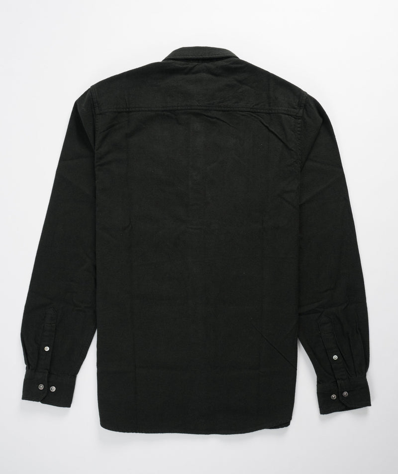 Norse Projects Anton Organic Flannel Shirt - Dark Green
