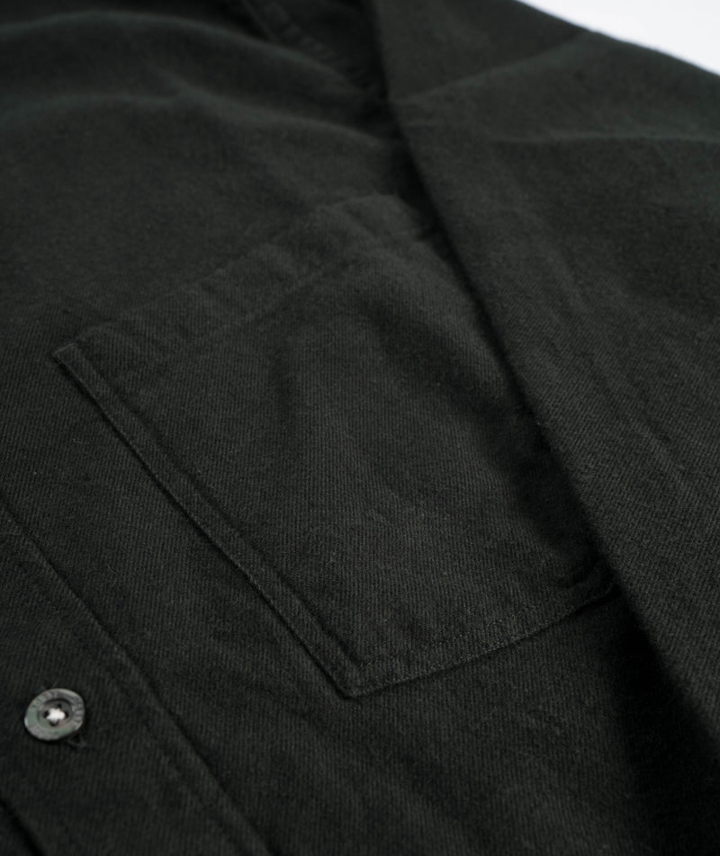 Norse Projects Anton Organic Flannel Shirt - Dark Green