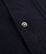 Norse Projects Anton Organic Flannel Shirt - Dark Navy