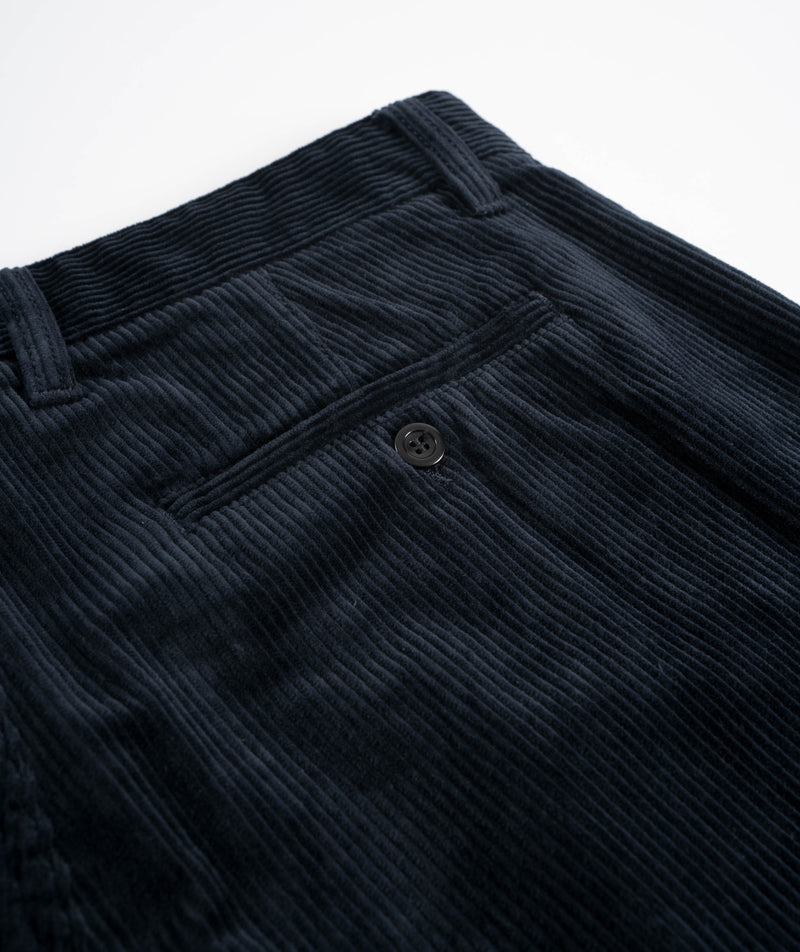 Norse Projects Aros Regular Wide Wale Corduroy Chino - Dark Navy