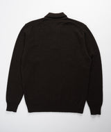 Norse Projects Marco Merino Lambswool Polo - Truffle