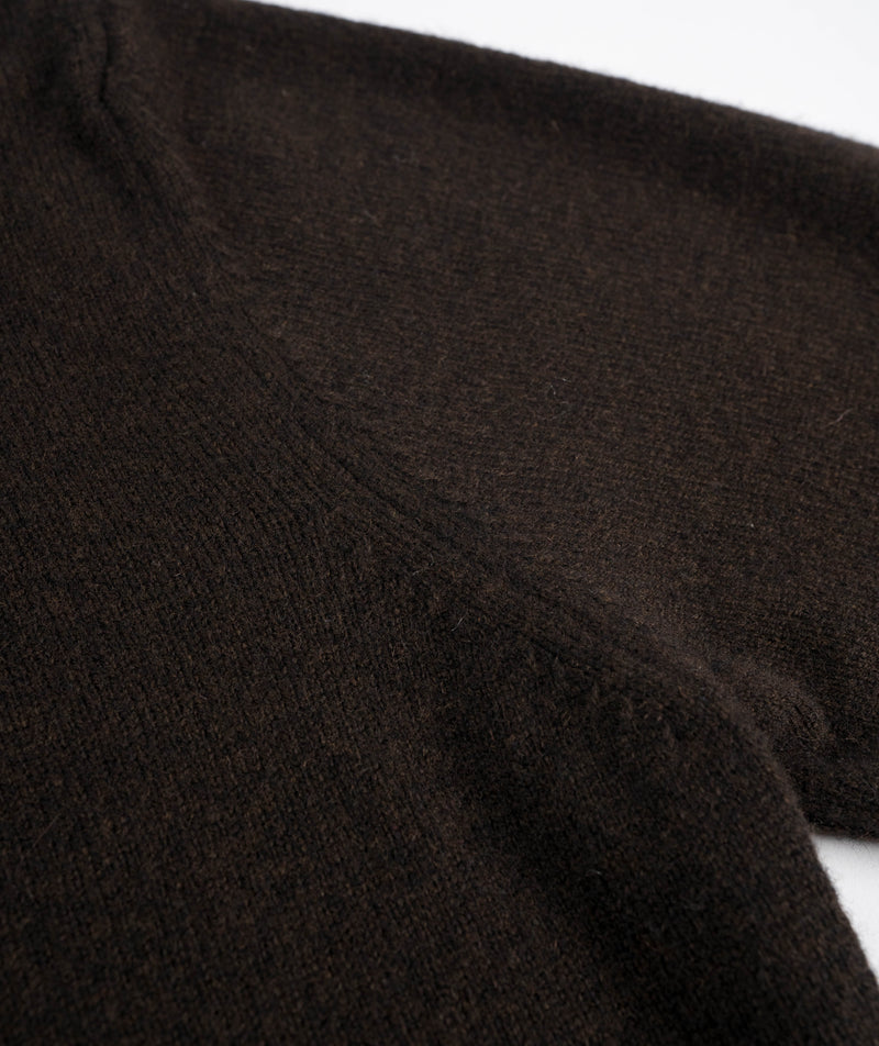 Norse Projects Marco Merino Lambswool Polo - Truffle