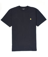 Carhartt WIP Chase T-Shirt - Dark Navy/Gold