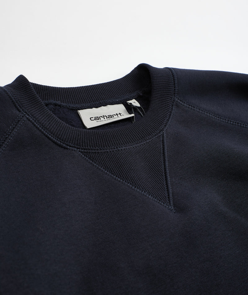 Carhartt WIP Chase Sweat - Dark Navy/Gold