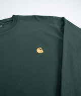 Carhartt WIP L/S Chase T-Shirt - Discovery Green/Gold