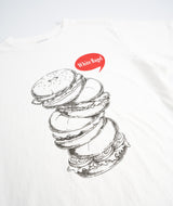 Ordinary Fits Bagel Print T-Shirt - White