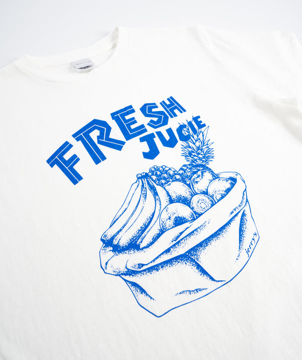 Ordinary Fits Fresh Juice Print T-Shirt - White