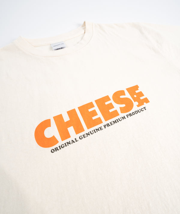 Ordinary Fits Cheese Print T-Shirt - Ecru