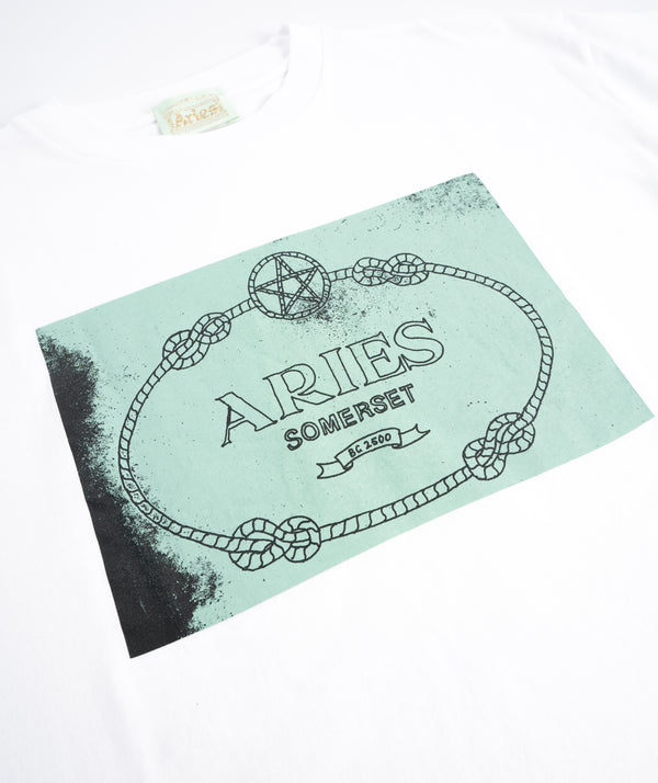 Aries Wiccan Ring Short Sleeve T-Shirt - White