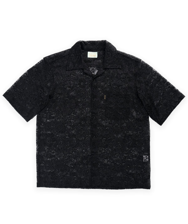 Aries Lace Hawaiian Shirt - Black