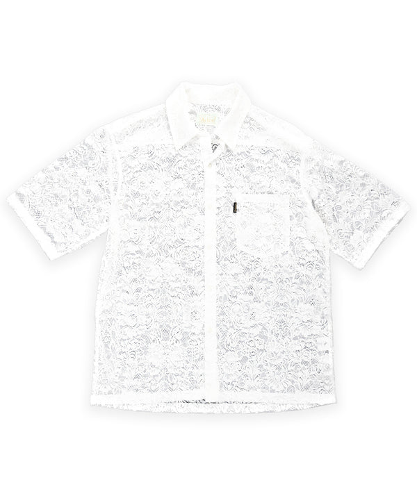 Aries Lace Hawaiian Shirt - White