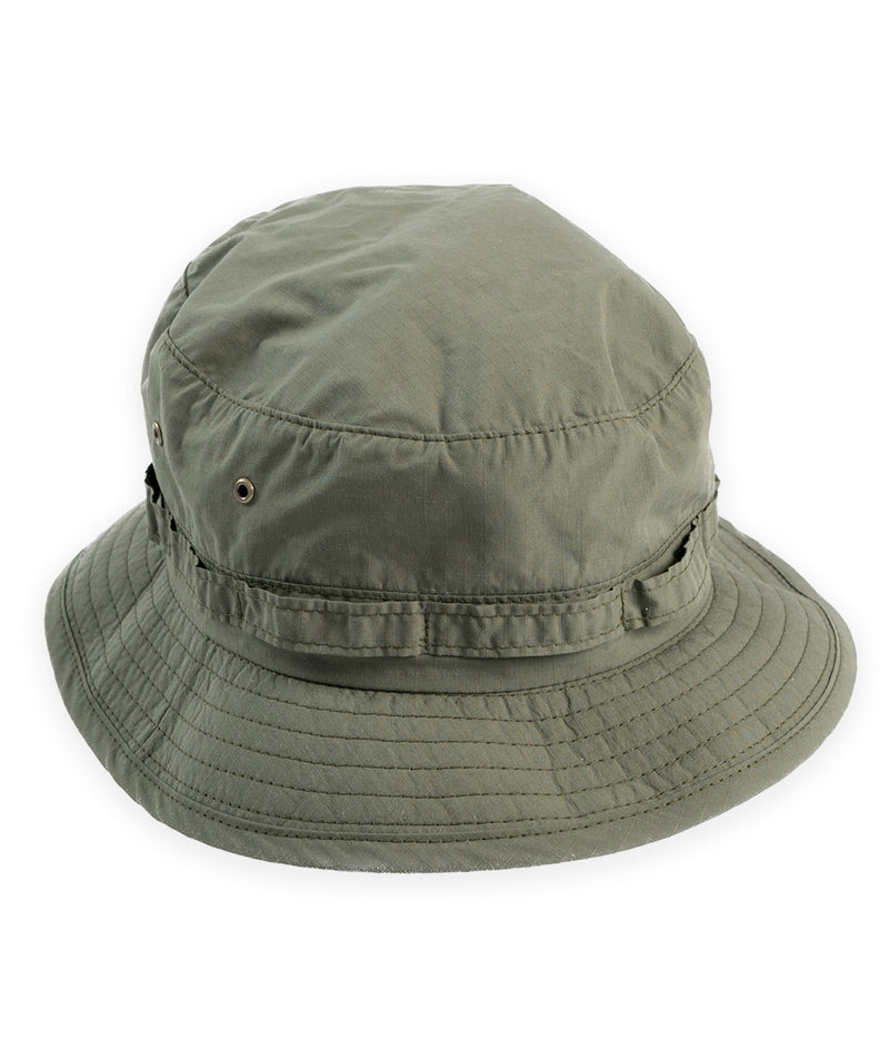 Beams Plus Jungle Hat Ripstop Indigo - Olive