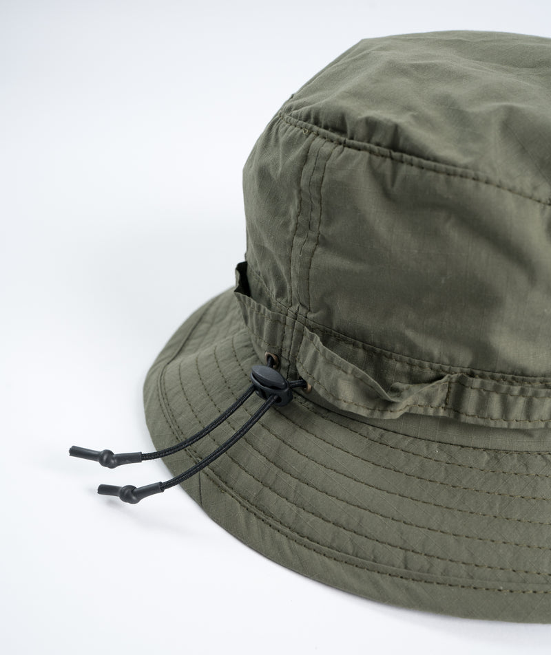 Beams Plus Jungle Hat Ripstop Indigo - Olive