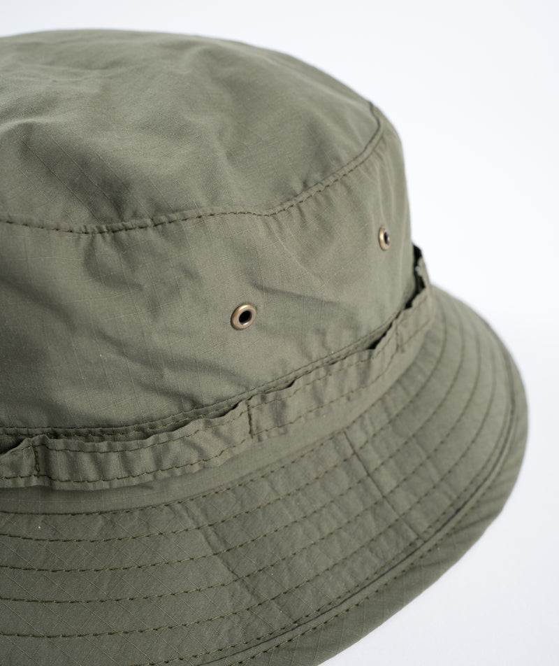 Beams Plus Jungle Hat Ripstop Indigo - Olive