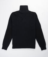 Belstaff Stanley Quarter Zip Jumper - Black/Dark Ink