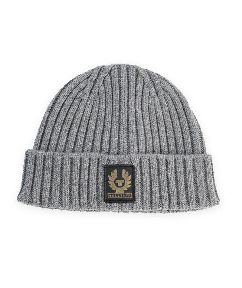 Belstaff Watch Beanie Hat - Pale Grey Melange