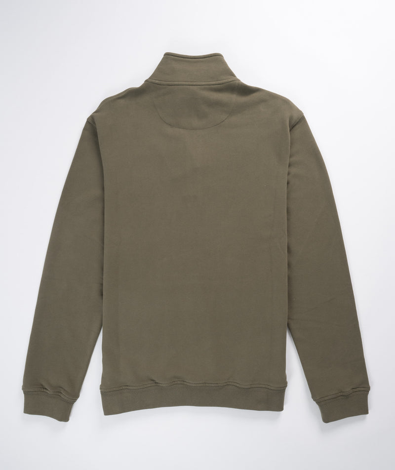 Belstaff  Quarter Zip Sweatshirt - True Olive