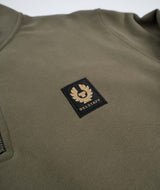 Belstaff  Quarter Zip Sweatshirt - True Olive