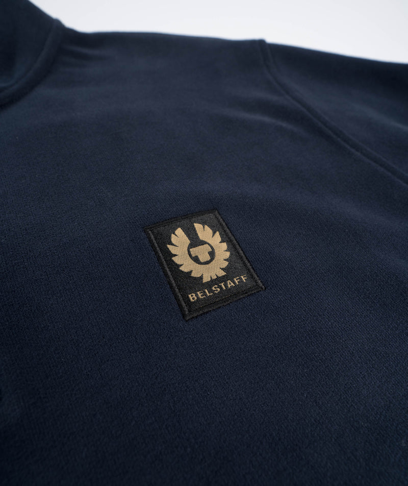 Belstaff  Quarter Zip Sweatshirt - Dark Ink