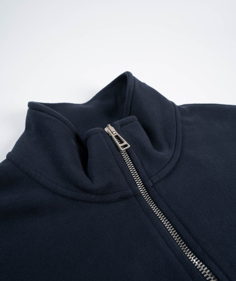 Belstaff  Quarter Zip Sweatshirt - Dark Ink