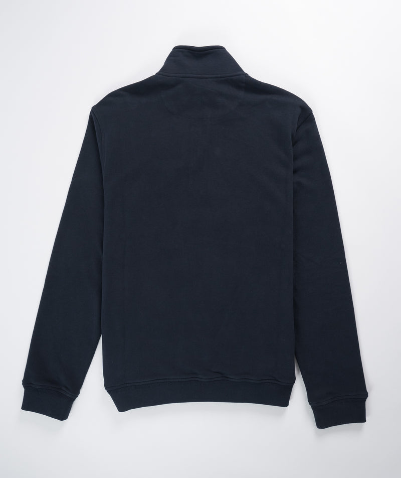 Belstaff  Quarter Zip Sweatshirt - Dark Ink