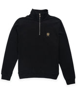 Belstaff  Quarter Zip Sweatshirt - Black