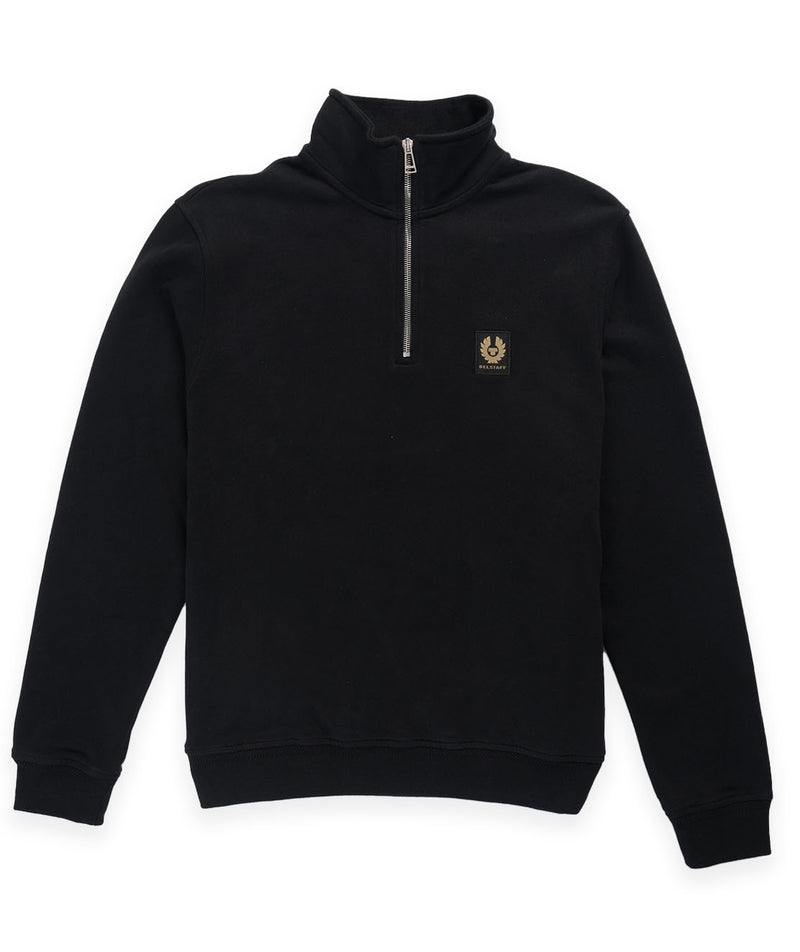 Belstaff  Quarter Zip Sweatshirt - Black